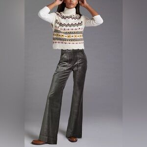 Maeve Black Flare Pants